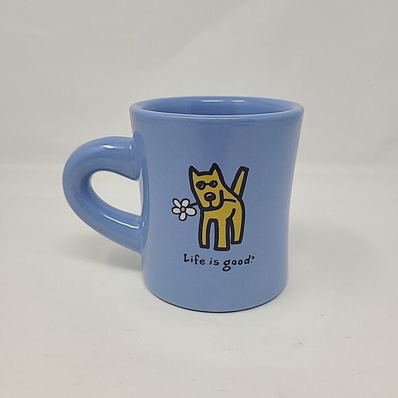 Blue Life Is Good Coffee Mug Dog Daisy Do What You What You Do - Picture 1 of 6